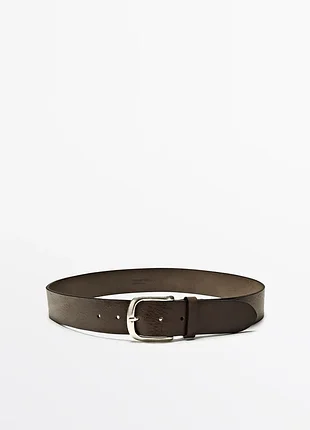 Ремень из кожи наппа massimo dutti