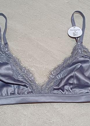 Топ атласнийз мереживом primark