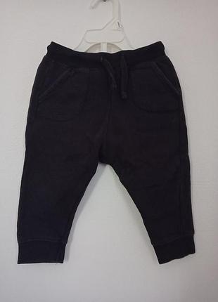Штаны спортивные хлопья zara baby черные