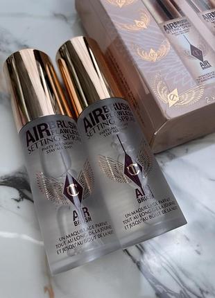 Спрей для обличчя charlotte tilbury airbrush flawless setting spray, 2 x 34 мл