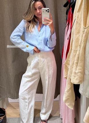 Massimo dutti сорочка,льон,італія