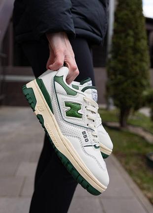 New balance 550 white green