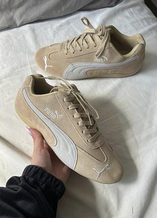 Кросівки жіночі puma speedcat beige