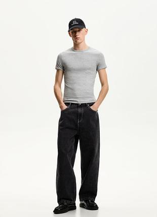 Джинси bershka loose baggy 0334/534 black