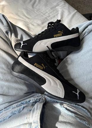 Кроссовки женские puma speedcat black white