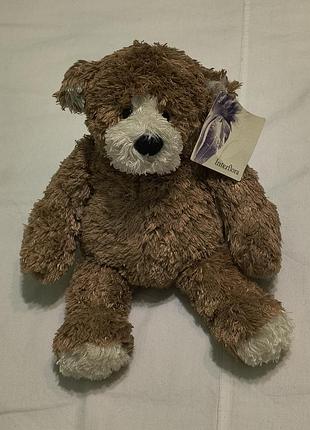 Vintage - gund maurice -46056 brown &amp;white plush teddy bear - мяки' плюшевый коллекционный мишка - 32 см