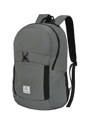 Рюкзак компактный сверхлегкий naturehike nh17a017-b yunyan, 30 л, серый