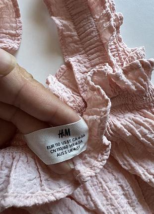 Блуза h&m для дівчинки 5 років 2