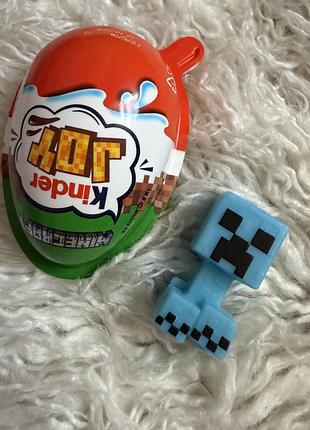 Kinder joy minecraft крипер заряженный