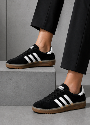 Женские кроссовки adidas bermuda black черные