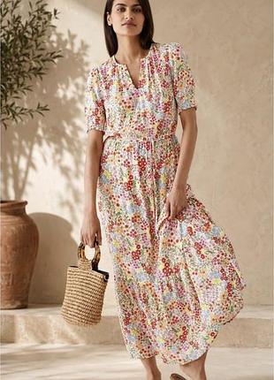 Сукня сарафан плаття в квіти m&s