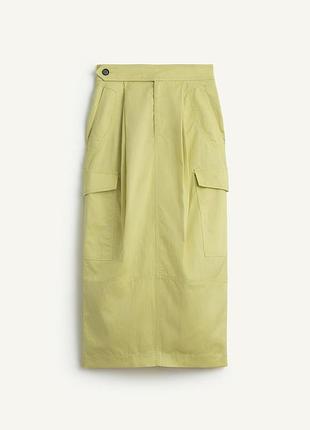 Юбка миди zara cttn skrt 16