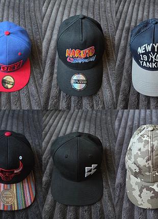 Кепки бейсболки новые и как новые obey, new era, new york, камуфляж