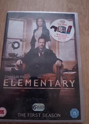 Dvd бокс-сет «elementary / элементарно» season 1 (6 дисков, оригинал на английском)