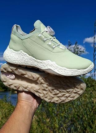 Жіночі шкіряні кросівки ecco w golf biom h5 boa waterproof, 37р.