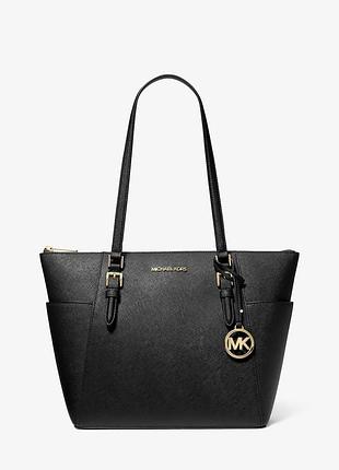 Женская кожаная сумка тоут charlotte michael kors на молнии
