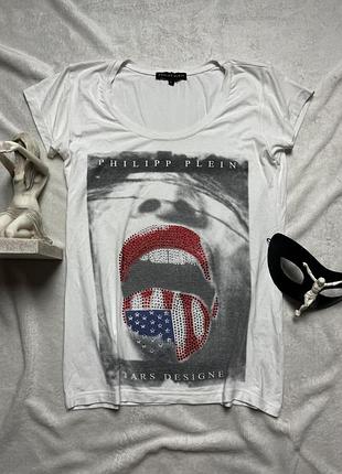 Philipp plein archive avantgarde usa t-shirt