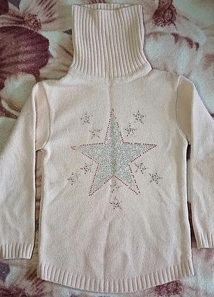 Свитер для девочки бу 7-8 лет