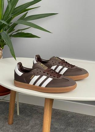 Кроссовки женские adidas samba og earth strata gum