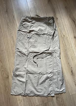 Максі спідниця на запах від jack wolfskin