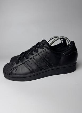 Шкіряні кросівки adidas superstar