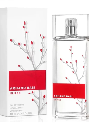 Туалетная вода женская armand basi in red 100 мл
