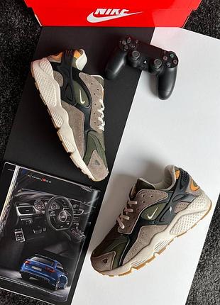 Чоловічі кросівки nike air huarache brown khaki