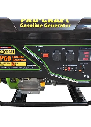 Бензиновий генератор procraft gp60