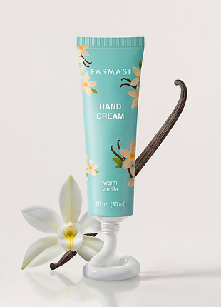 Крем для рук warm vanilla farmasi, 30 мл, код 1002799