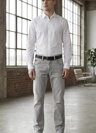 Джинси чоловічі g-star raw — оригінал у світло-сірому кольорі m
