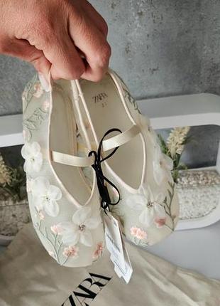 Туфли, балетки zara 27 г.