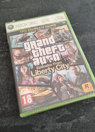 Диск grand theft auto episodes from liberty city (xbox 360)