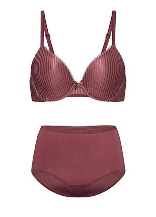Женский комплект белья victoria's secret лиф и трусики брифы