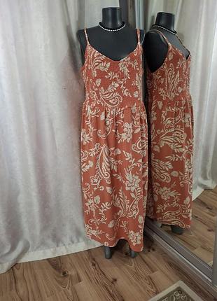 Комфортне віскозне плаття 👗 сарафан великого розміру
