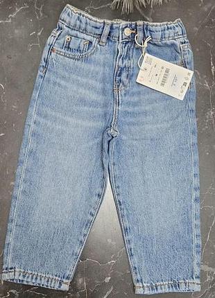 Джинси zara 98р. mom fit