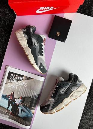 Жіночі кросівки nike air huarache grey black