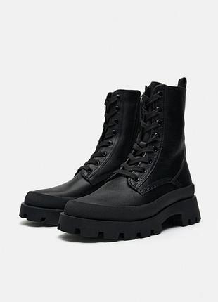 Черевики 100% шкіра zara, 40