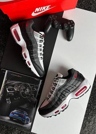 Чоловічі кросівки nike air max 95 black grey red