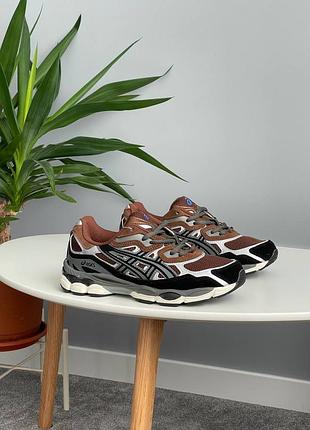 Кросівки чоловічі asics gel-nyc 'reddish brown'