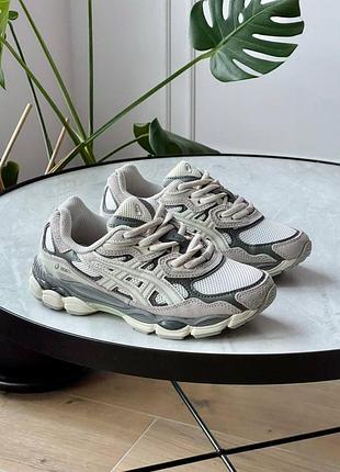 Кросівки жіночі asics gel nyc oyster grey