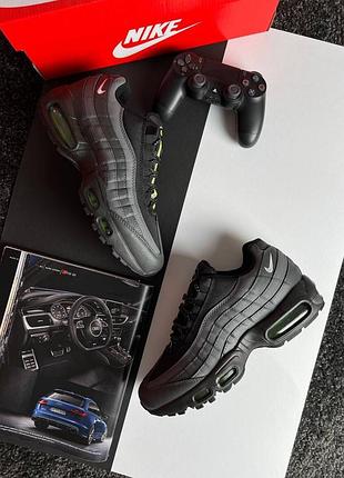 Чоловічі кросівки nike air max 95 dark grey black