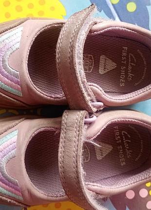 Классные туфельки clarks 21,5