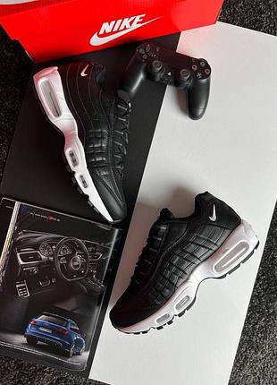 Чоловічі кросівки nike air max 95 all black white
