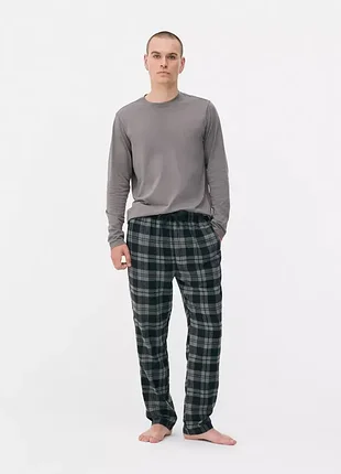 Мужская пижама primark 2xl штаны фланель