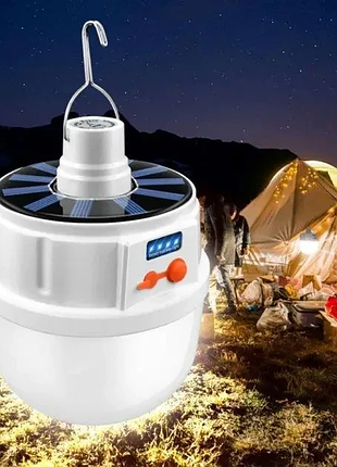 Лампа для кемпинга x-bail bl-2022 solar emergency charging camping bulb