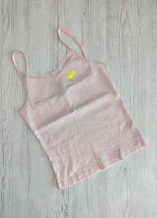 Дитяча майка в рубчик для дівчинки на 9 років 134-140 primark