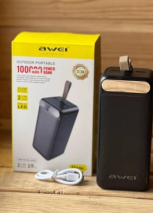 Внешний аккумулятор power bank awei p101k 100000mah