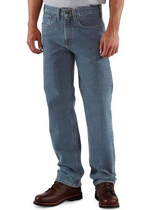 Джинси прямого крою carhartt deepstone b480dps розмір 31*32