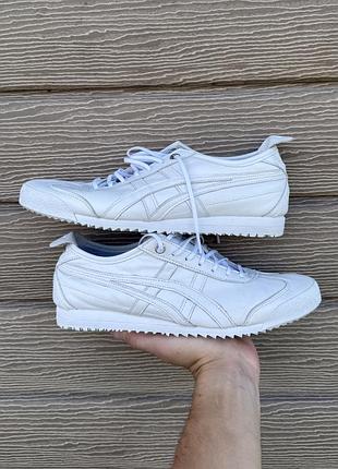 Унісекс шкіряні кросівки asics onitsuka tiger mexico 66 sd “triple white” 🤍