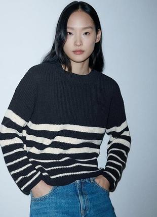 Классный хлопковый свитер в полоску оверсайз в полоску zara
🌷🌷🌷🌷🌷🌷🌷🌷
